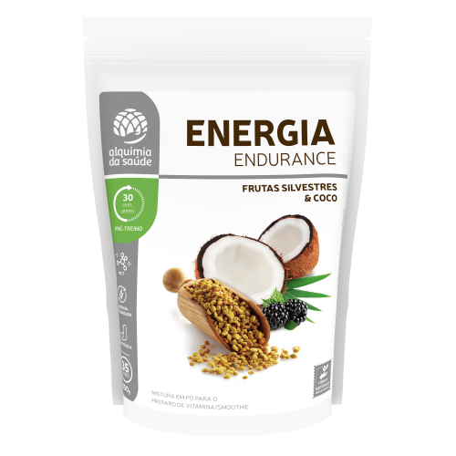 ENERGIA ENDURANCE FRUTAS SILVESTRE S  E COCO350g ALQUIMIA DA SAÚDE